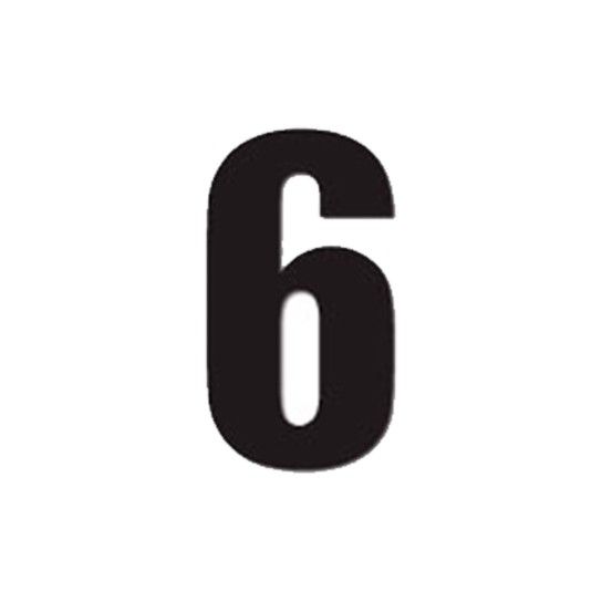 DIRT FREAK AUTOCOLANTE ED2 NUMERO 6 PRETO 3UNID DIRT FREAK AUTOCOLANTE ED2 NUMERO 6 PRETO 3UNID