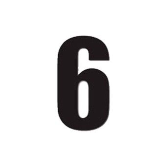 DIRT FREAK AUTOCOLANTE ED2 NUMERO 6 PRETO 3UNID DIRT FREAK AUTOCOLANTE ED2 NUMERO 6 PRETO 3UNID
