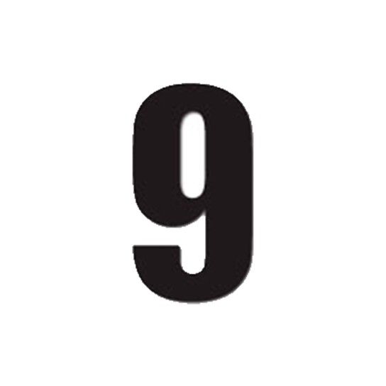 DIRT FREAK AUTOCOLANTE ED2 NUMERO 9 PRETO 3UNID DIRT FREAK AUTOCOLANTE ED2 NUMERO 9 PRETO 3UNID