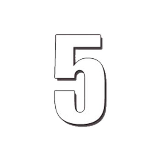 DIRT FREAK AUTOCOLANTE ED2 NUMERO 5 BRANCO 3UNID DIRT FREAK AUTOCOLANTE ED2 NUMERO 5 BRANCO 3UNID