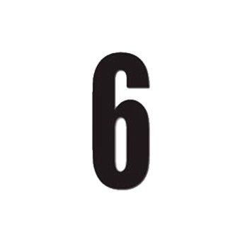 DIRT FREAK AUTOCOLANTE ED3 NUMERO 6 PRETO 3UNID DIRT FREAK AUTOCOLANTE ED3 NUMERO 6 PRETO 3UNID