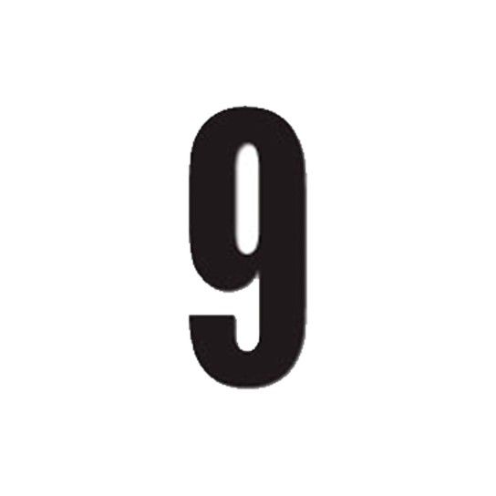 DIRT FREAK AUTOCOLANTE ED3 NUMERO 9 PRETO 3UNID DIRT FREAK AUTOCOLANTE ED3 NUMERO 9 PRETO 3UNID