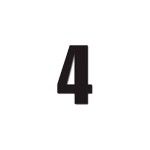 DIRT FREAK AUTOCOLANTE MN2 NUMERO 4 PRETO DIRT FREAK AUTOCOLANTE MN2 NUMERO 4 PRETO