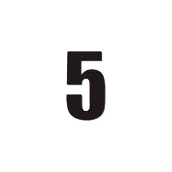 DIRT FREAK AUTOCOLANTE MN2 NUMERO 5 PRETO DIRT FREAK AUTOCOLANTE MN2 NUMERO 5 PRETO