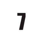 DIRT FREAK AUTOCOLANTE MN2 NUMERO 7 PRETO