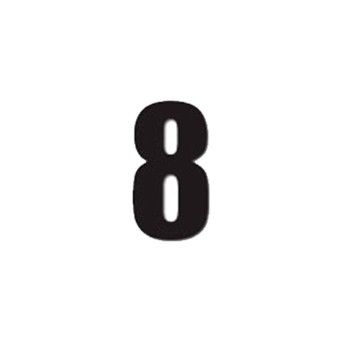 DIRT FREAK AUTOCOLANTE MN2 NUMERO 8 PRETO DIRT FREAK AUTOCOLANTE MN2 NUMERO 8 PRETO