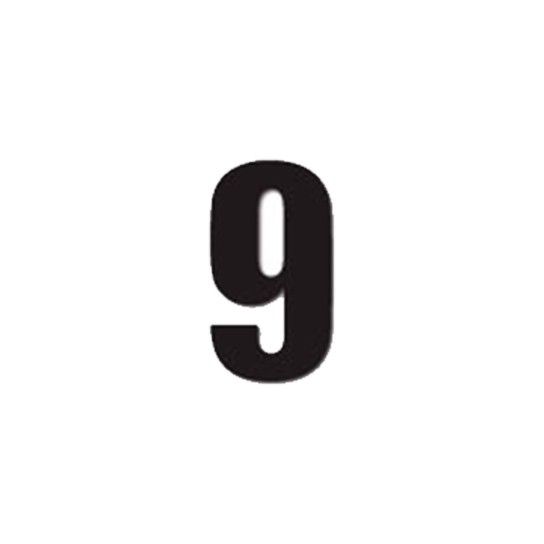 DIRT FREAK AUTOCOLANTE MN2 NUMERO 9 PRETO DIRT FREAK AUTOCOLANTE MN2 NUMERO 9 PRETO