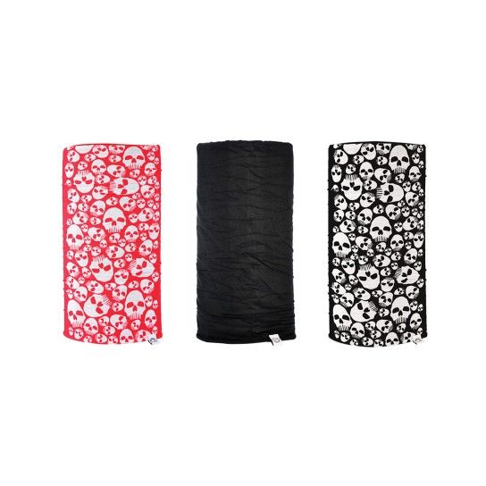 OXFORD LEN�O COMFY SKULLS 3 UNIDADES