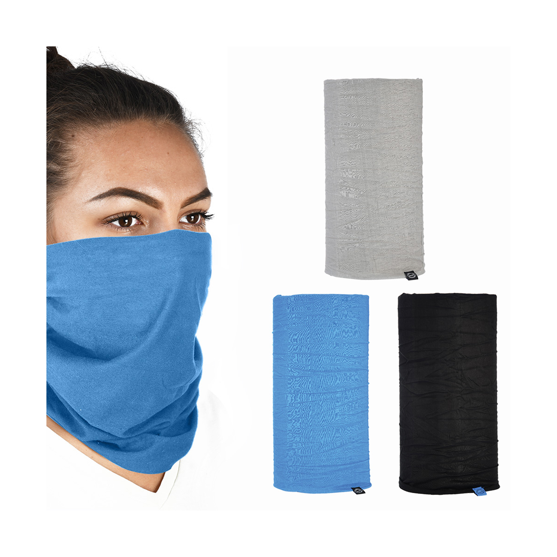 OXFORD LEN�O AZUL/PRETO/CINZA 3 UNIDADES