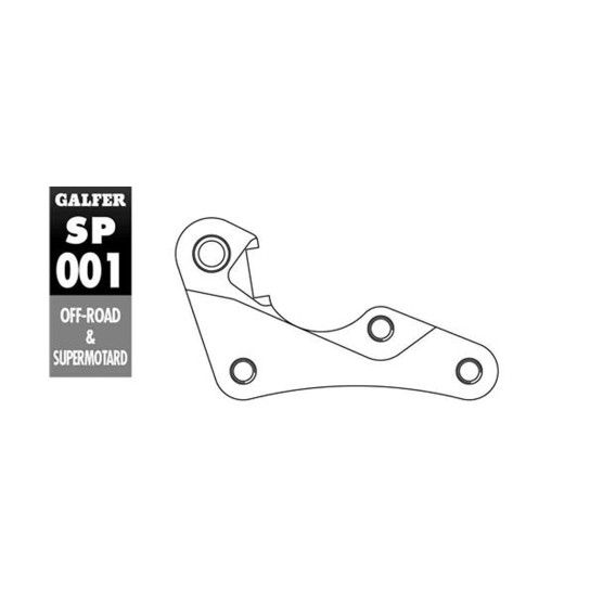 GALFER SUPORTE OVERSIZE DF014FLS 270MM GALFER SUPORTE OVERSIZE DF014FLS 270MM