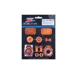 ZETA KTM SXF/XCF-13- KIT COMPLETO LARANJA ZETA KTM SXF/XCF-13- KIT COMPLETO LARANJA