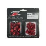 ZETA KIT PARAFUSOS ALUMINIO CRF45017 - VERMELHO ZETA KIT PARAFUSOS ALUMINIO CRF45017 - VERMELHO