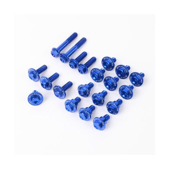 ZETA KIT PARAFUSOS ALUMINIO RMZ450 2018- AZUL ZETA KIT PARAFUSOS ALUMINIO RMZ450 2018- AZUL