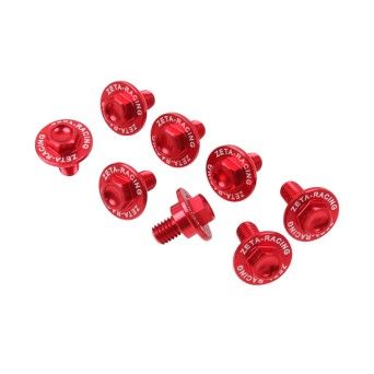 ZETA PARAFUSOS PROTEÇAO FORQUETA HONDA VERMELHO 8 UNIDADES ZETA PARAFUSOS PROTEÇAO FORQUETA HONDA VERMELHO 8 UNIDADES