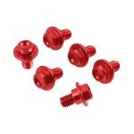 ZETA PARAFUSOS PROTE�AO FORQUETA SUZUKI VERMELHO 6 UNIDADES