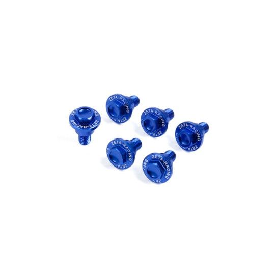 ZETA PARAFUSOS PROTEÇAO FORQUETA YAMAHA AZUL 6 UNIDADES ZETA PARAFUSOS PROTEÇAO FORQUETA YAMAHA AZUL 6 UNIDADES