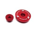 ZETA PARAFUSOS MOTOR KXF450 2006-18 VERMELHO