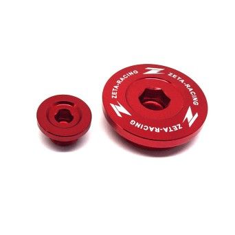ZETA PARAFUSOS MOTOR KXF450 2006-18 VERMELHO
