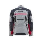 BLUS�O BENELLI ESSENTIAL CINZENTO/VERMELHO - L