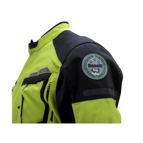 BLUS�O BENELLI ESSENTIAL AMARELO FLUOR/PRETO - L