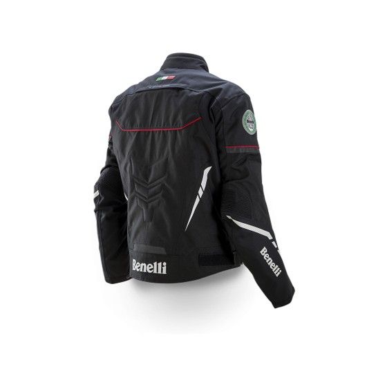 BLUS�O BENELLI COPER-TEX PRETO/VERMELHO - XL