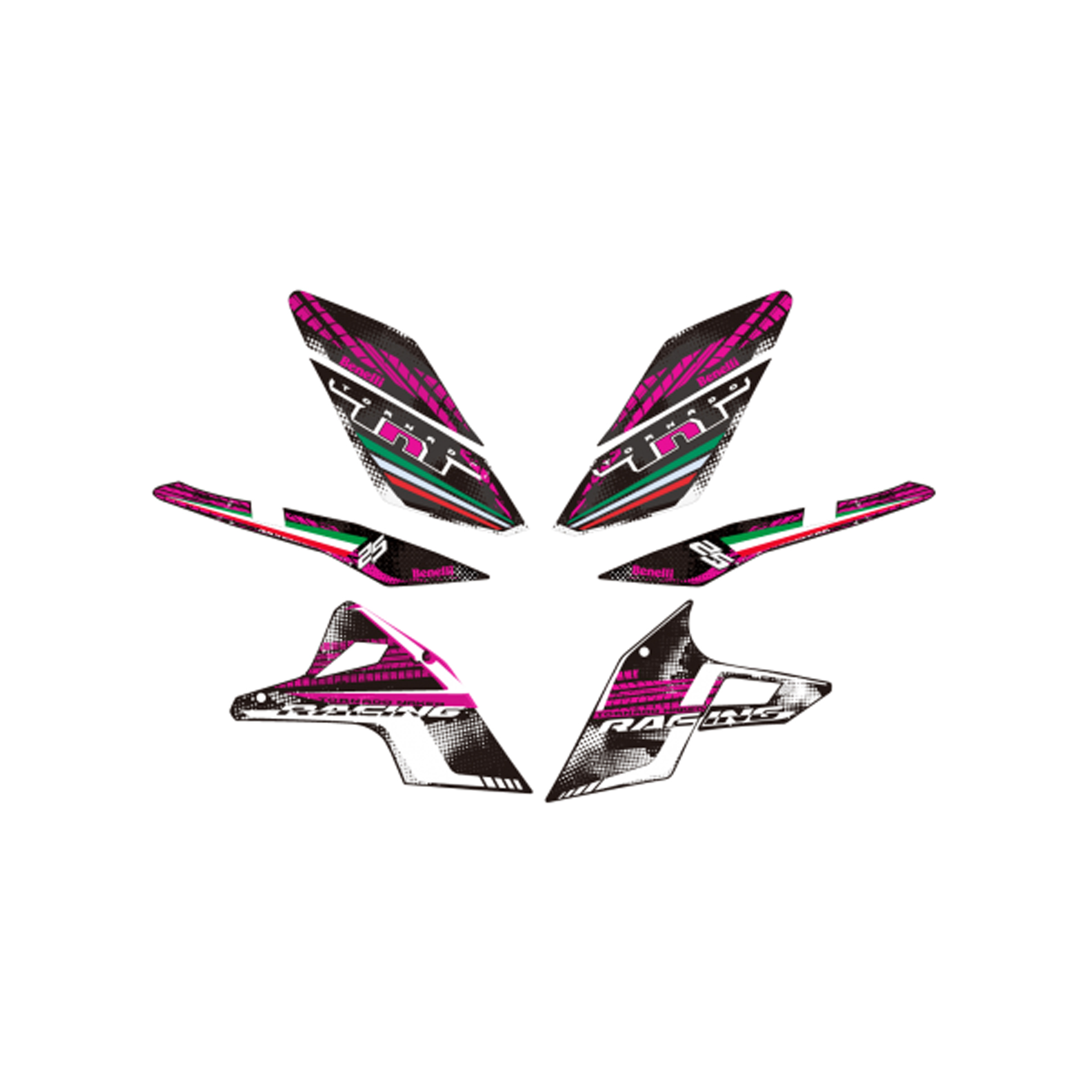 KIT AUTOCOLANTES BN251 - ROSA