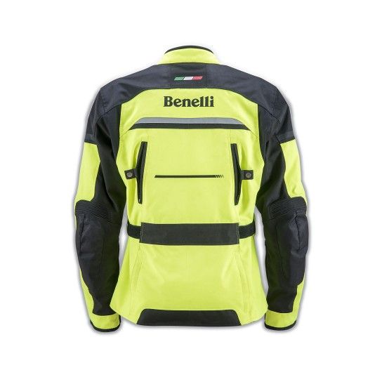 BLUS�O BENELLI ESSENTIAL AMARELO FLUOR/PRETO - M