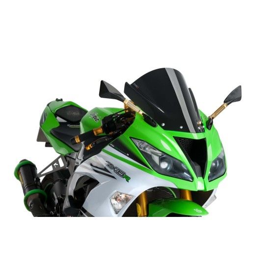 PUIG ZX-6R 636 2009-14/ZX10R 2008-10 VIDRO RACING PRETO PUIG ZX-6R 636 2009-14/ZX10R 2008-10 VIDRO RACING PRETO