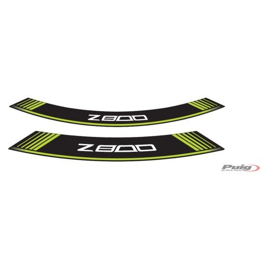PUIG Z800 FITAS DE RODA PERSONALIZADAS VERDE PUIG Z800 FITAS DE RODA PERSONALIZADAS VERDE