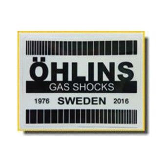 OHLINS AUTOCOLANTE OHLINS MX GAS 1976-2016 BRANCO/TRANSPARE OHLINS AUTOCOLANTE OHLINS MX GAS 1976-2016 BRANCO/TRANSPARE