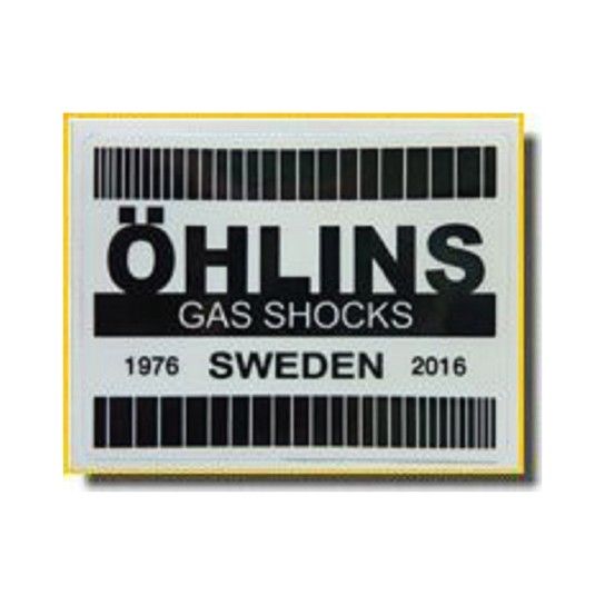 OHLINS AUTOCOLANTE OHLINS MX GAS 1976-2016 BRANCO/TRANSPARE OHLINS AUTOCOLANTE OHLINS MX GAS 1976-2016 BRANCO/TRANSPARE