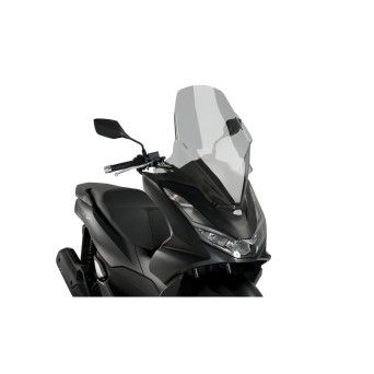 PUIG PCX 125 2021 SMOKE V-TECH LINE TOURING WINDSHIELD