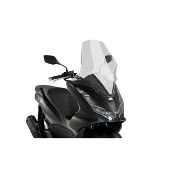 PUIG PCX 125 2021 CLEAR V-TECH LINE TOURING WINDSHIELD