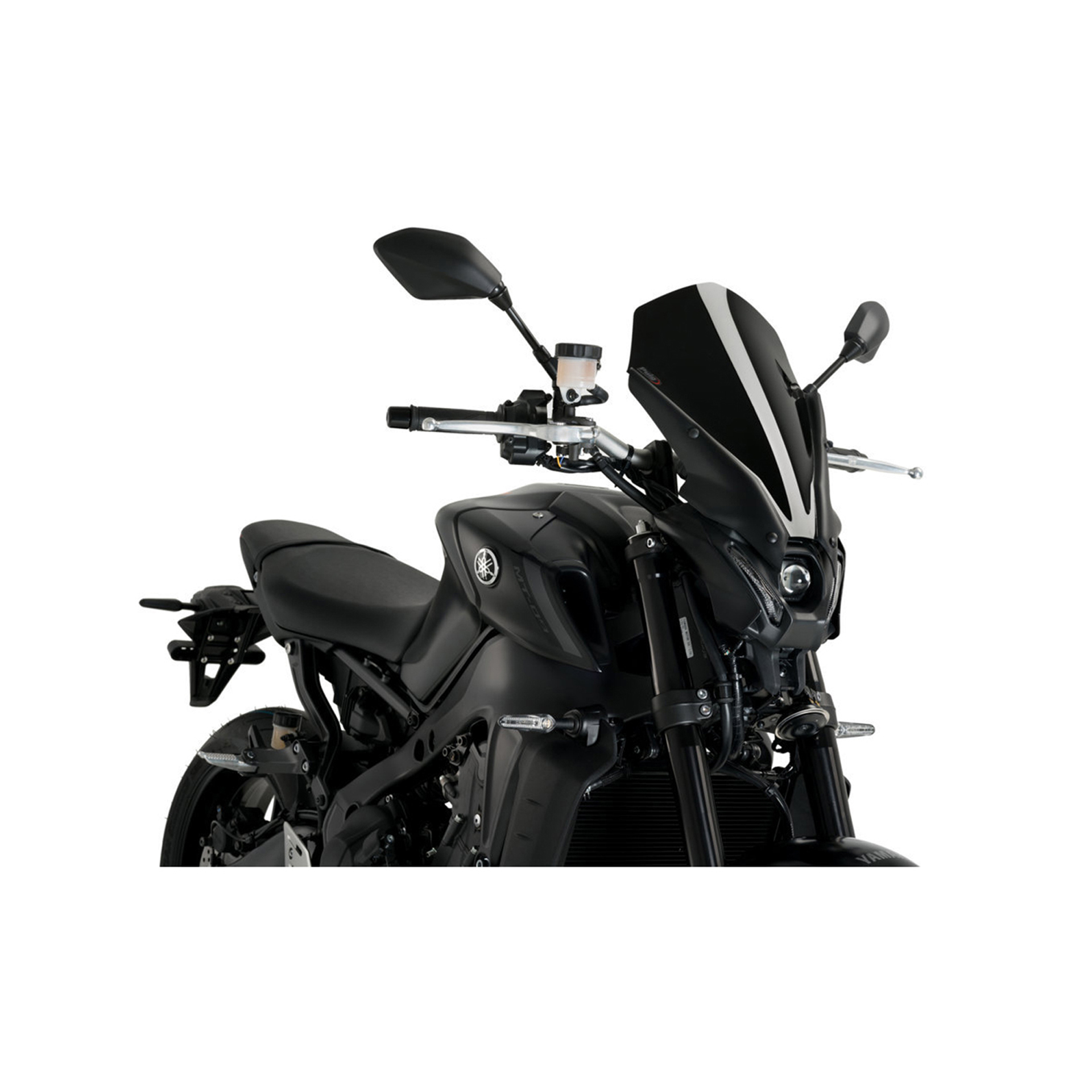 PUIG BLACK WINDSHIELD NEW GENERATION TOURING FOR MT-09 21