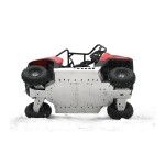 KIT PROTE��O INFERIOR COMPLETO ALU - POLARIS RZR 800