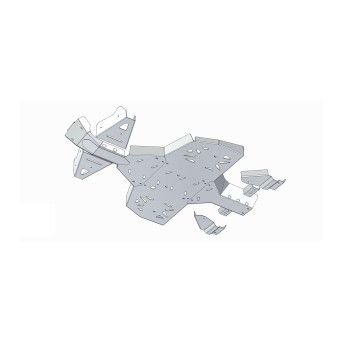 KIT PROTE��O INFERIOR COMPLETO ALU - CANAM G1 RENEGADE