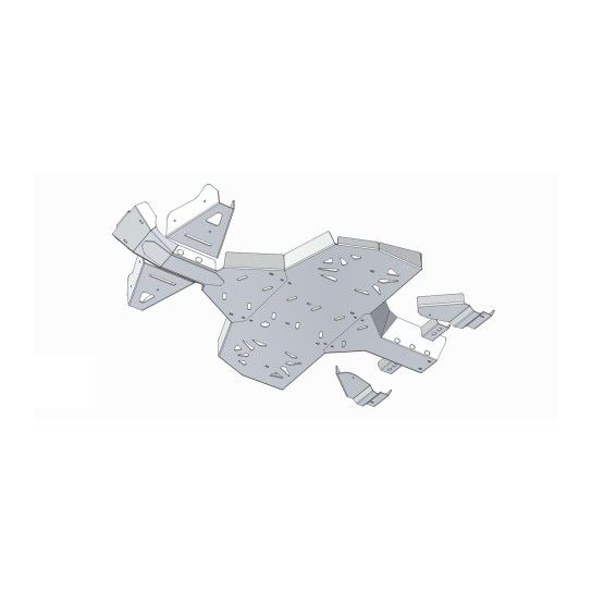 KIT PROTE��O INFERIOR COMPLETO ALU - CANAM G1 RENEGADE