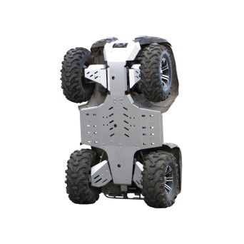 KIT PROTE��O INFERIOR COMPLETO ALU - YAMAHA GRIZZLY