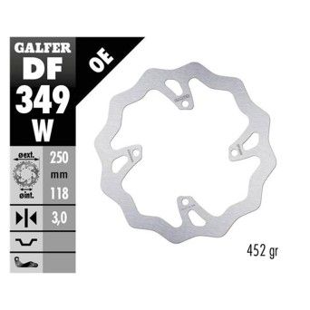 GALFER RM - RMX 450Z DISCO TRAVAO FRENTE GALFER RM - RMX 450Z DISCO TRAVAO FRENTE