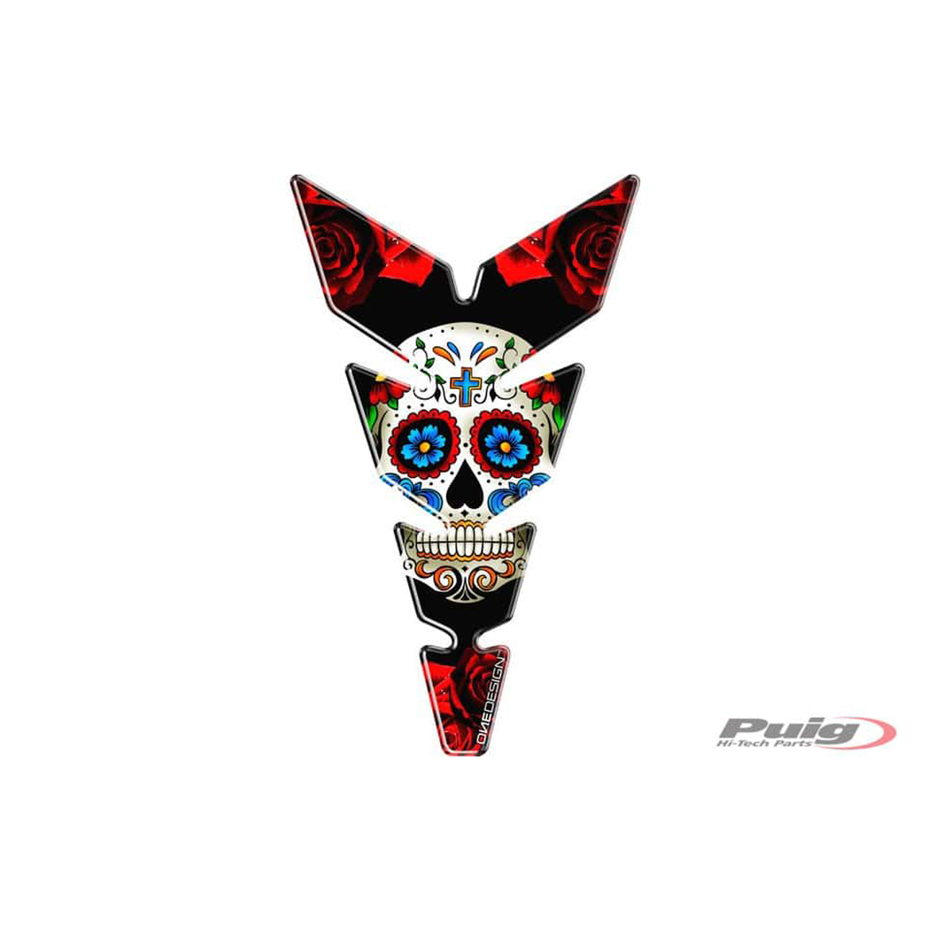 PUIG TANK PADS MOON RED PUIG TANK PADS MOON RED