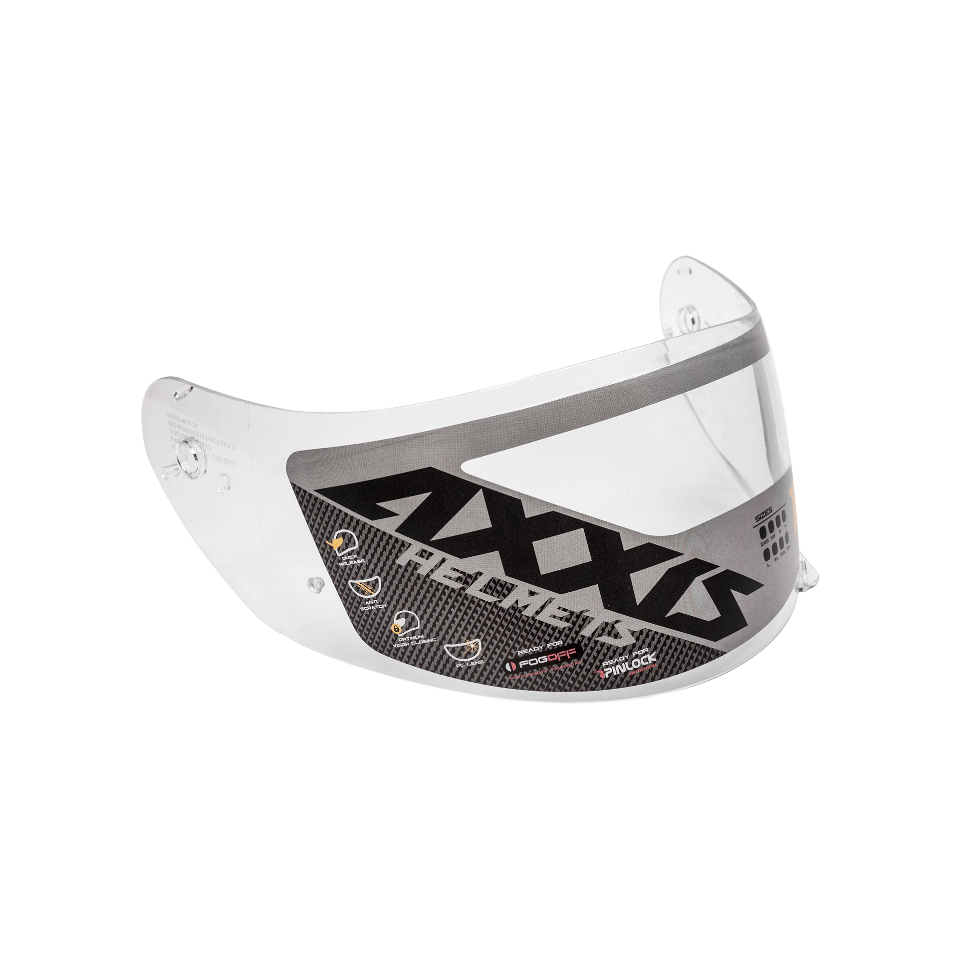 AXXIS VISEIRA V-24 MAX VISION TRANSPARENTE AXXIS VISEIRA V-24 MAX VISION TRANSPARENTE