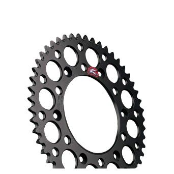 RENTHAL REAR SPROCKET BLACK Grvd Pkd