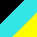 1757-BLK/CYAN/YEL FLUO