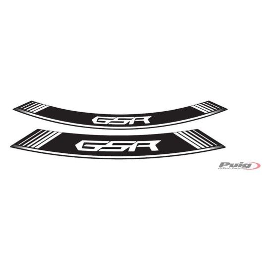 PUIG GSR 2006-16 FITAS DE RODA PERSONALIZADAS BRANCO PUIG GSR 2006-16 FITAS DE RODA PERSONALIZADAS BRANCO