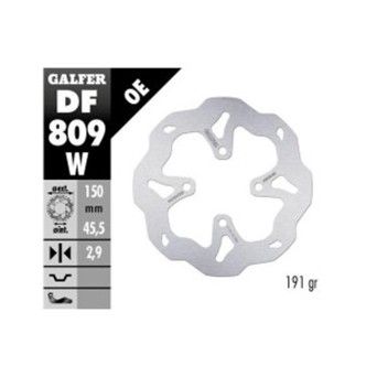 GALFER GAS GAS SHERCO TRIAL DISCO TRAS FULL TYPE 150X2.9mm