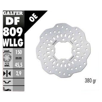 GALFER GAS GAS SHERCO TRIAL DISCO TRAS FULL TYPE 150X2.9mm