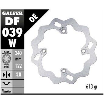 GALFER CRF450 2001 DISCO TRAS GALFER CRF450 2001 DISCO TRAS