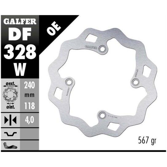 GALFER DR650 DISCO TRAS