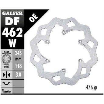 GALFER YZ/WR125/250/400 1992-00 DISCO TRAVAO FRENTE GALFER YZ/WR125/250/400 1992-00 DISCO TRAVAO FRENTE