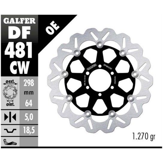 GALFER XV535 VIRAGO DISCO FRENTE